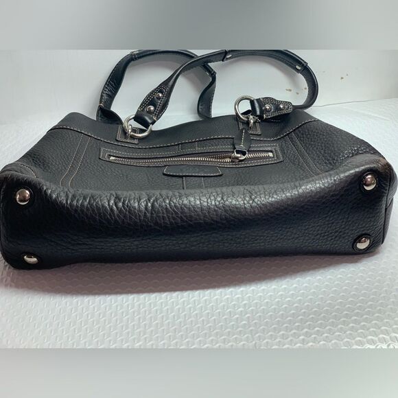 Coach Penelope Dark Brown Pebbled Leather Carryall Tote Purse G0982-14425 - Picture 12 of 16